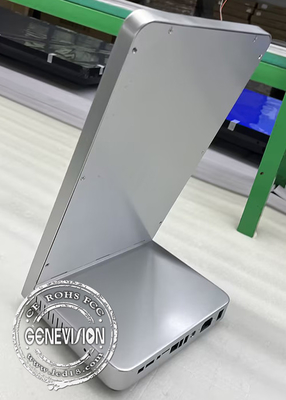 15,6 pulgadas L de escritorio forman el quiosco portátil de la exhibición de la publicidad del LCD con Wifi y CMS
