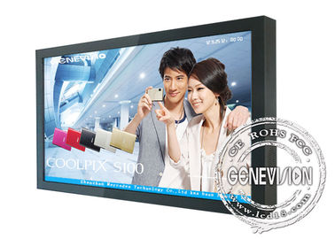 exhibición de pared video interior de TFT LCD de 65 pulgadas para hacer publicidad del jugador