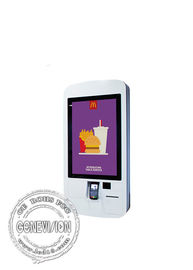 32 máquina del pago de Smart LCD del restaurante del quiosco Win10 del pago del servicio del uno mismo de la pulgada